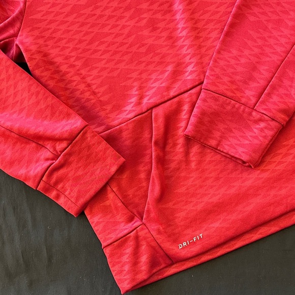 Nike Therma Big Boys Embossed 1/2 Zip Hoodie - Picture 4 of 7